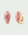 Rhodochrosite Luna Stamp Ring