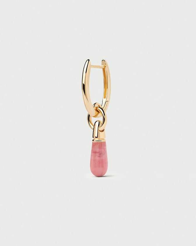 Rhodochrosite Luna Stamp Ring 4